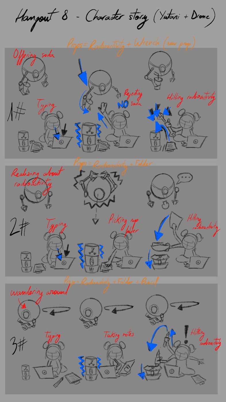 SSB — Yutani Hangout Storyboard